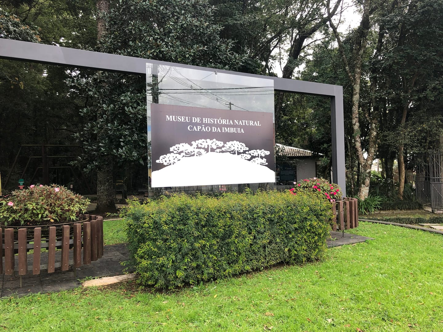 Entrada do Museu de História Natural de Curitiba